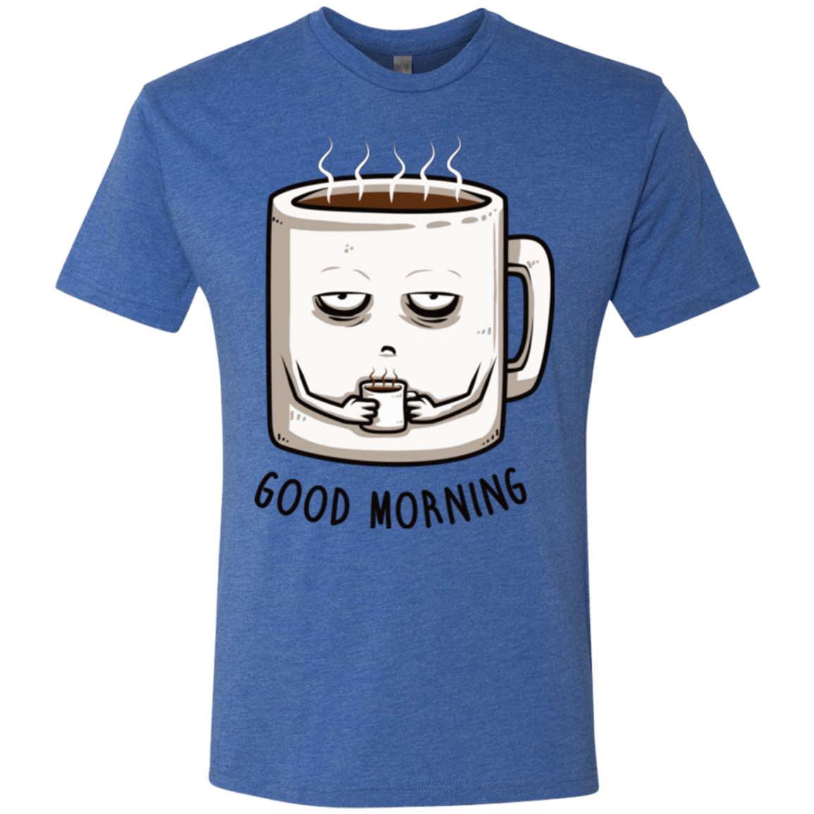 T-Shirts Vintage Royal / Small Good morning Men's Triblend T-Shirt