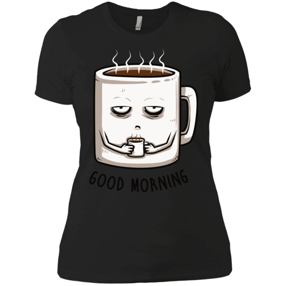T-Shirts Black / X-Small Good morning Women's Premium T-Shirt