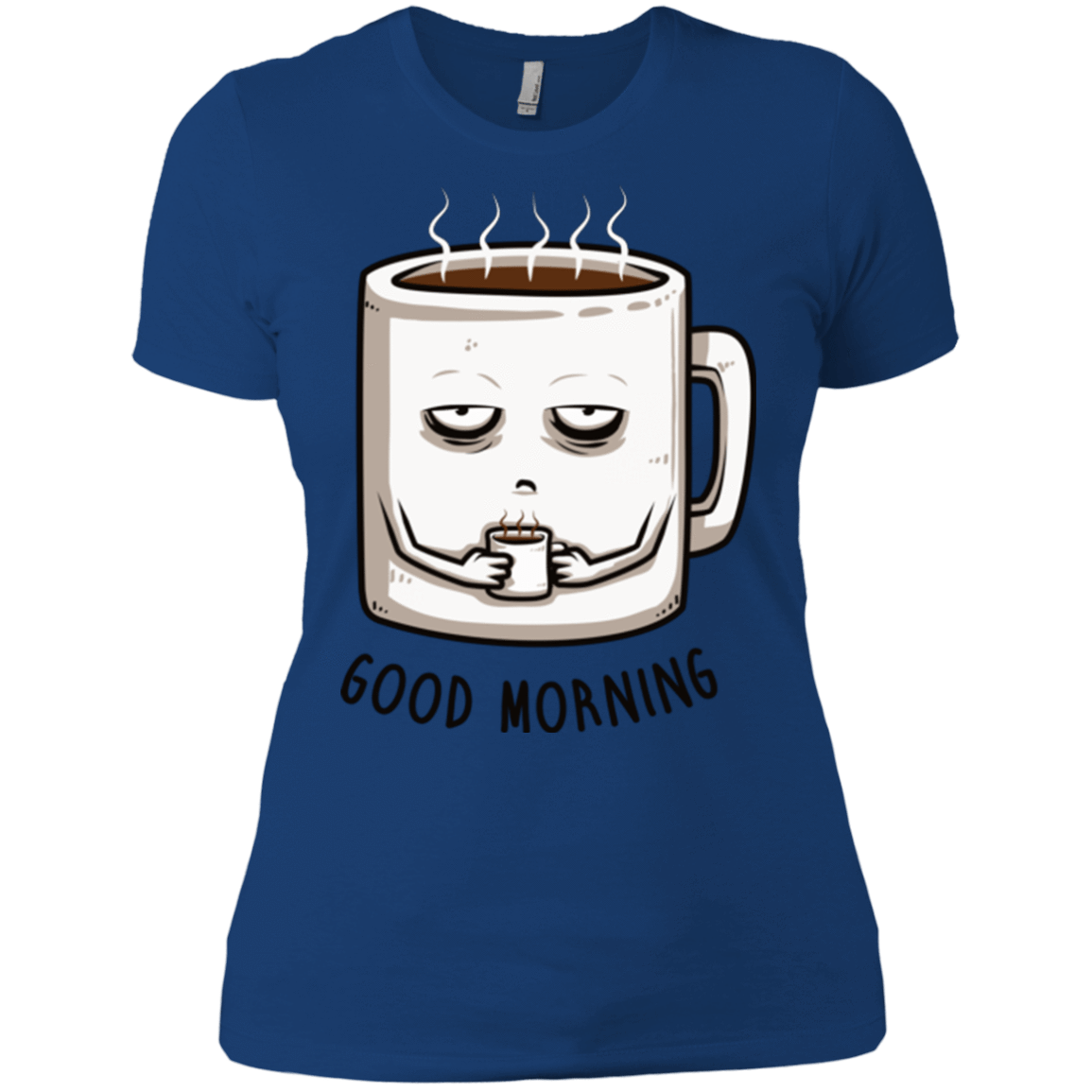 T-Shirts Royal / X-Small Good morning Women's Premium T-Shirt