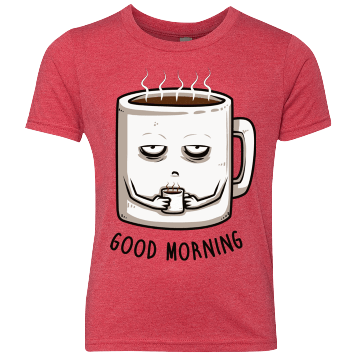 T-Shirts Vintage Red / YXS Good morning Youth Triblend T-Shirt