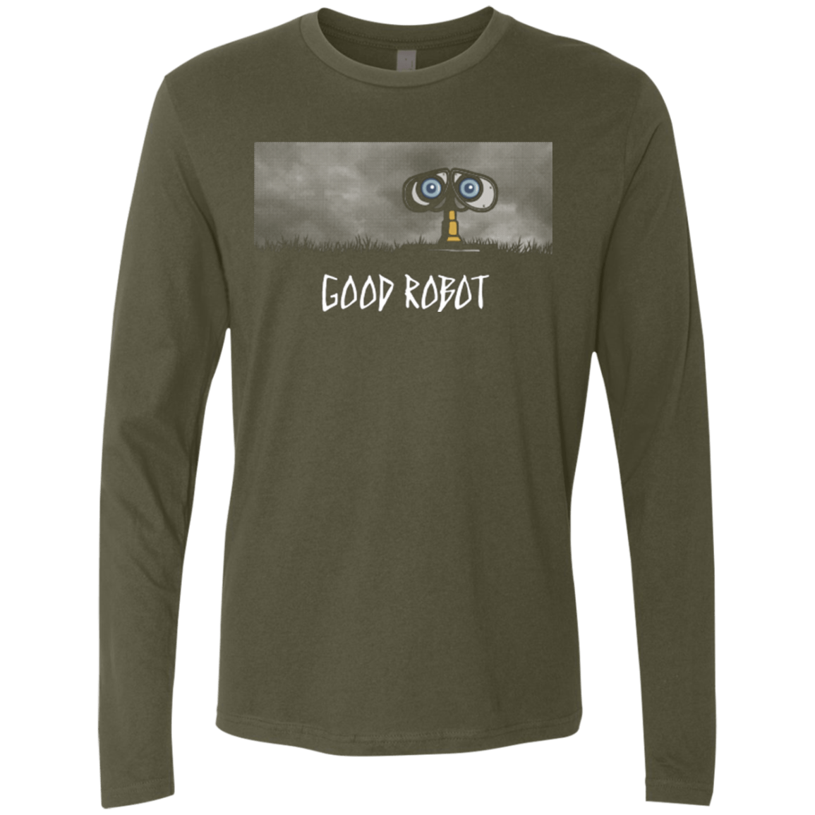 T-Shirts Military Green / Small GOOD ROBOT Men's Premium Long Sleeve