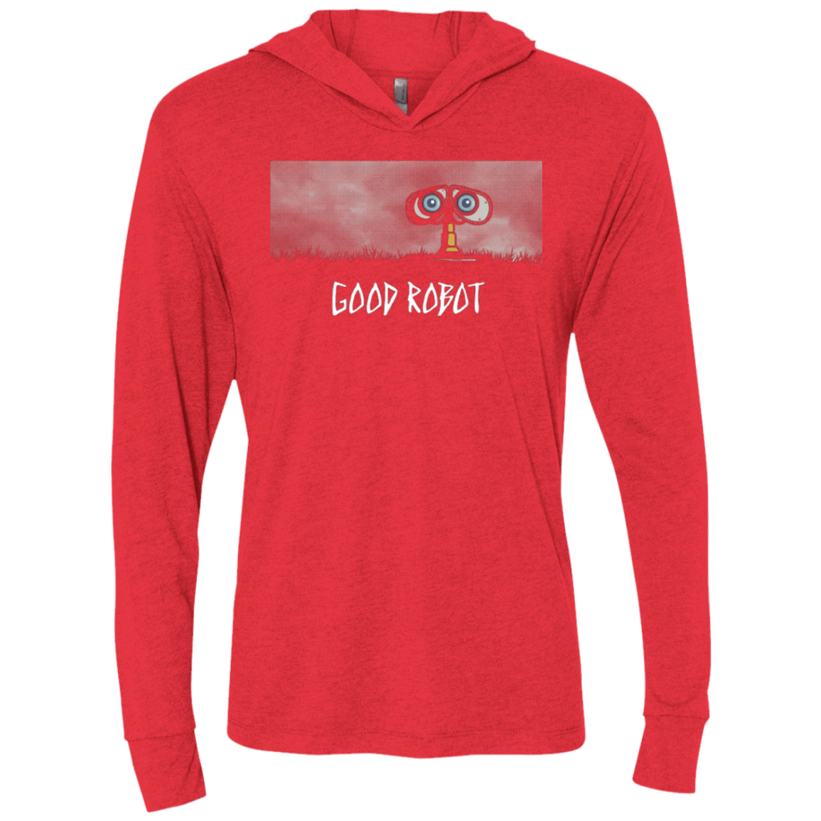 T-Shirts Vintage Red / X-Small GOOD ROBOT Triblend Long Sleeve Hoodie Tee