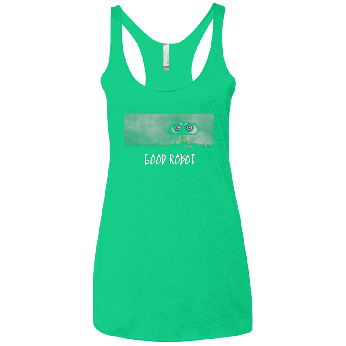 T-Shirts Envy / X-Small GOOD ROBOT Women's Triblend Racerback Tank
