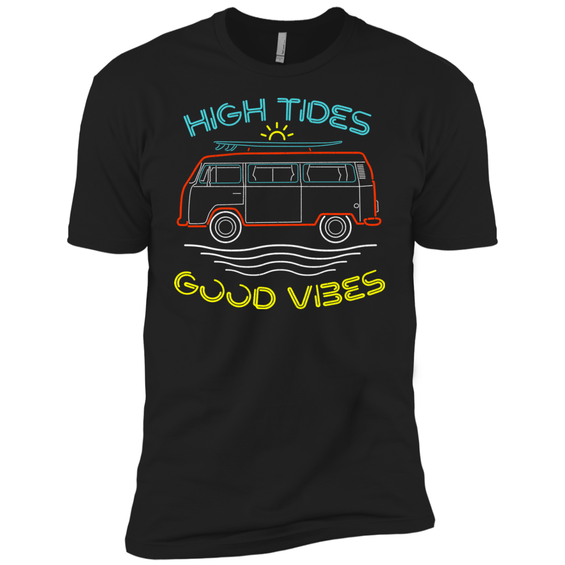 T-Shirts Black / YXS Good Vibes Boys Premium T-Shirt