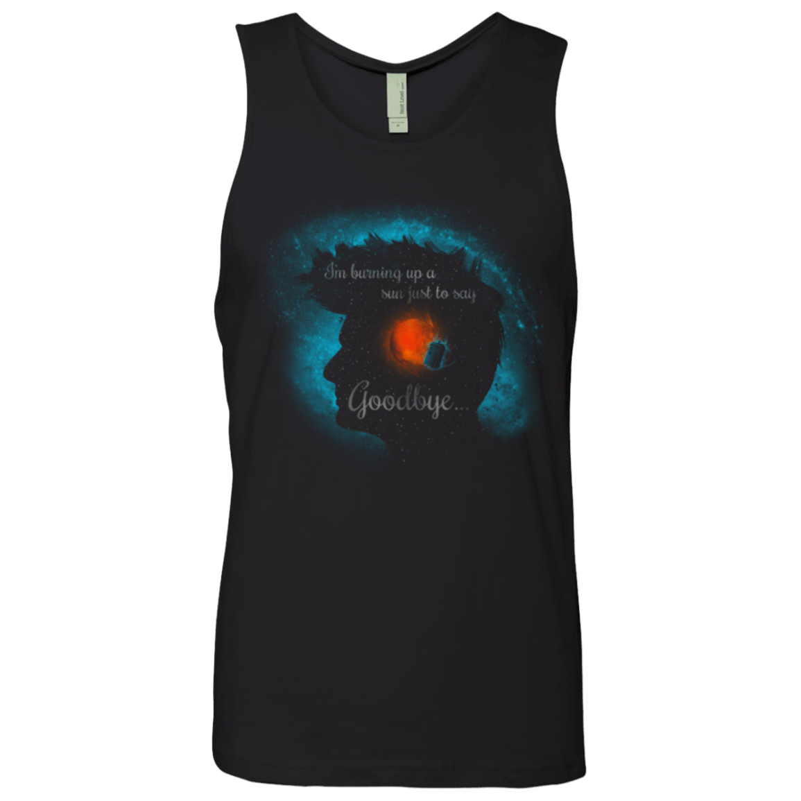 T-Shirts Black / Small Goodbye Men's Premium Tank Top