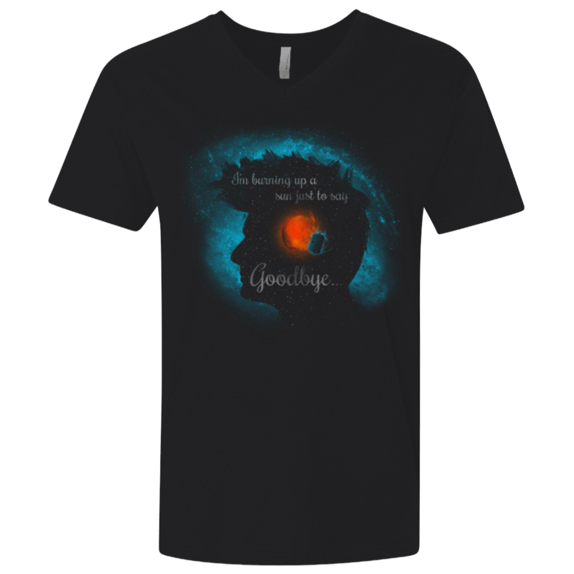 T-Shirts Black / X-Small Goodbye Men's Premium V-Neck