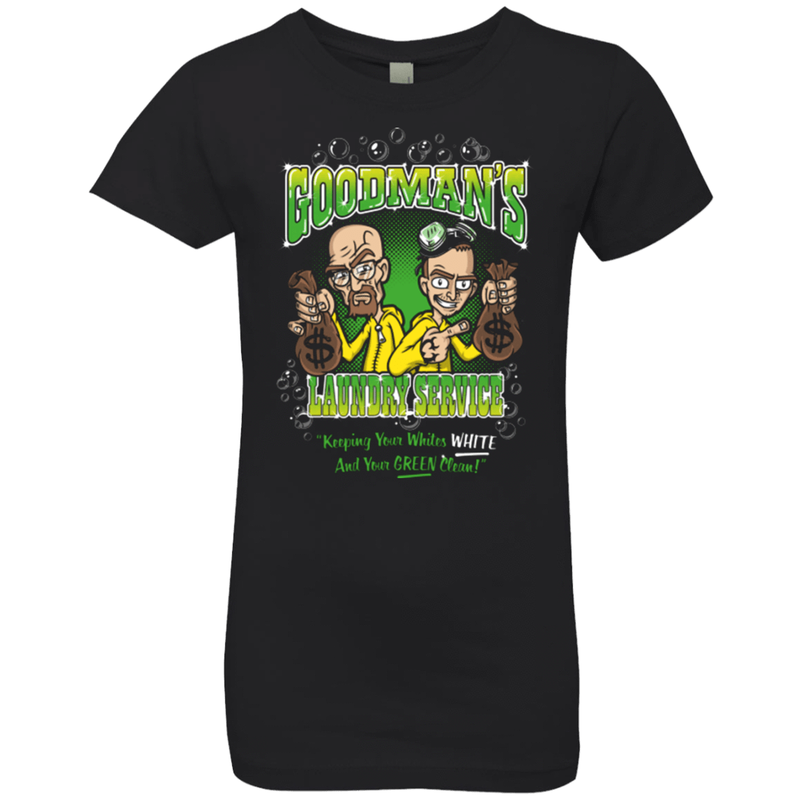 T-Shirts Black / YXS Goodman's Laundry Service Girls Premium T-Shirt