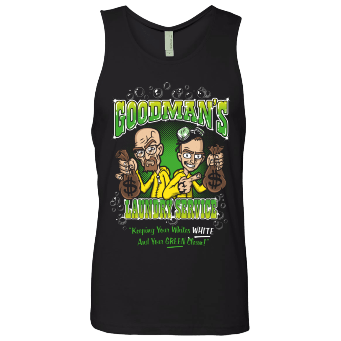 T-Shirts Black / Small Goodman's Laundry Service Men's Premium Tank Top