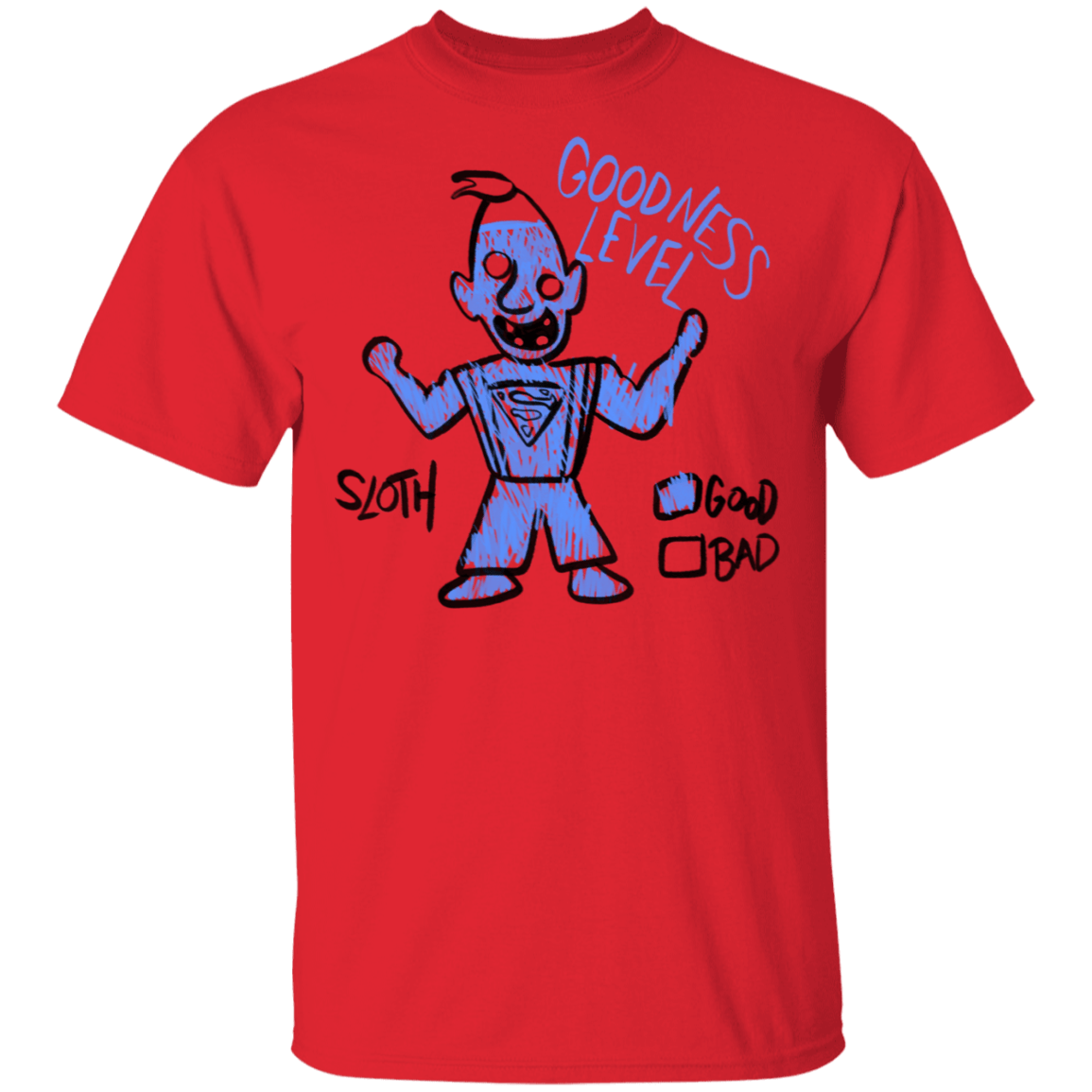 T-Shirts Red / S Goodness Level T-Shirt