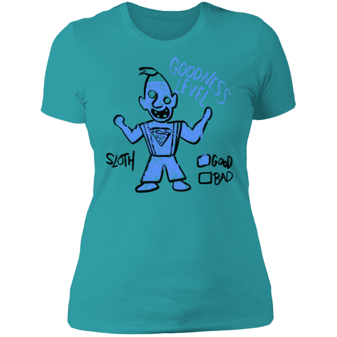 T-Shirts Tahiti Blue / S Goodness Level Women's Premium T-Shirt