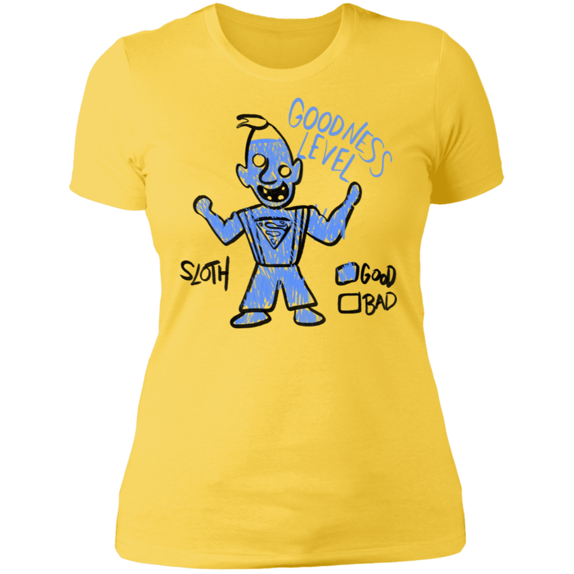 T-Shirts Vibrant Yellow / S Goodness Level Women's Premium T-Shirt