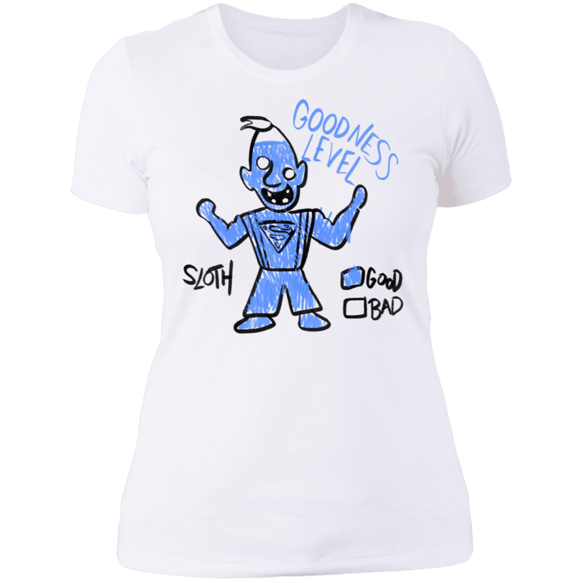 T-Shirts White / S Goodness Level Women's Premium T-Shirt