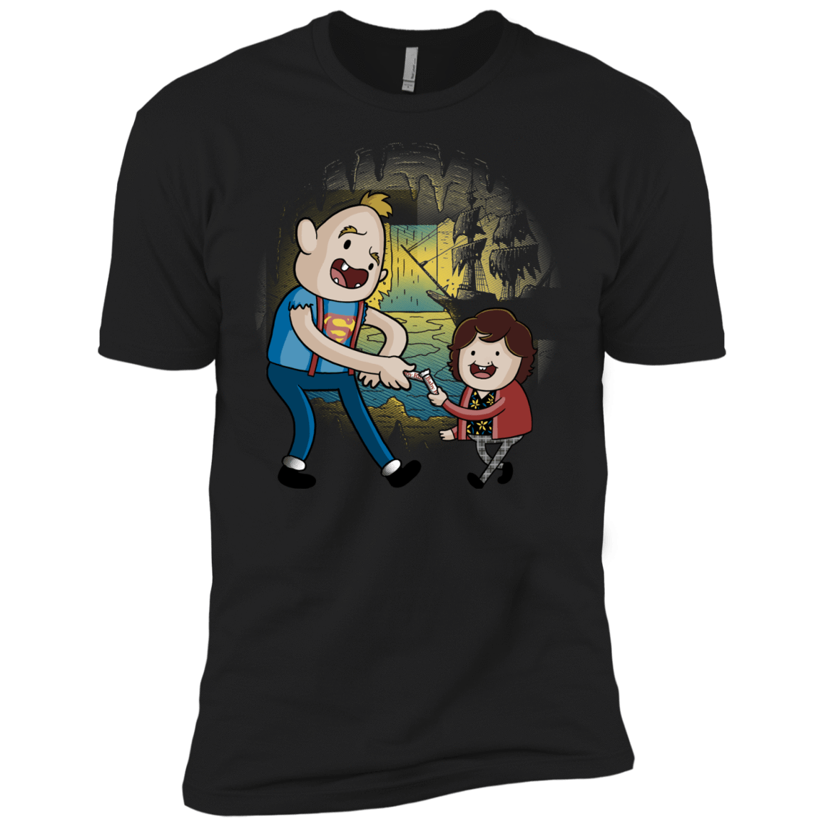 T-Shirts Black / YXS Goonies Time Boys Premium T-Shirt