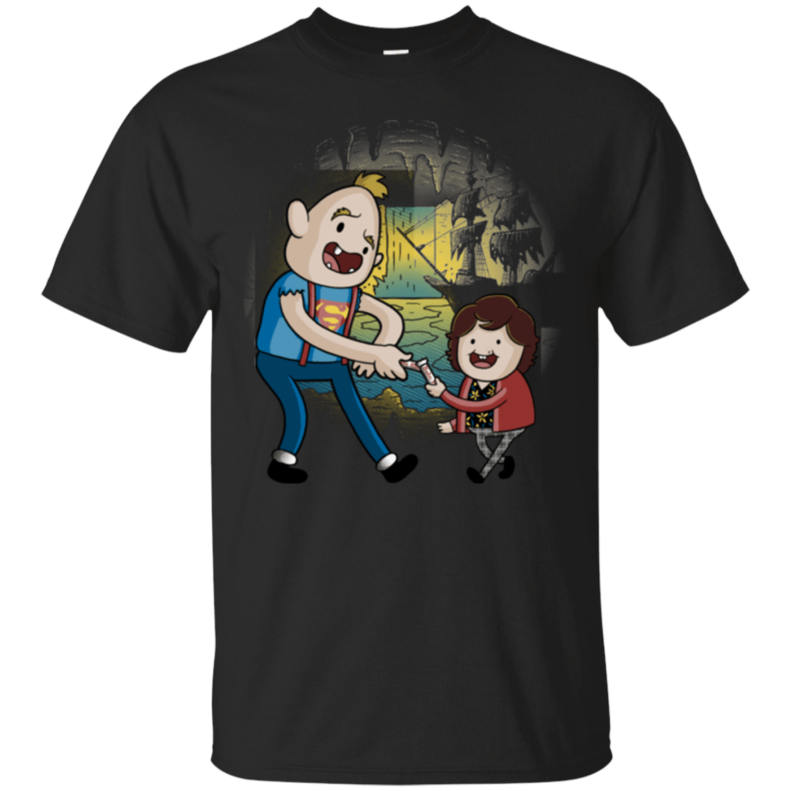 T-Shirts Black / Small Goonies Time T-Shirt