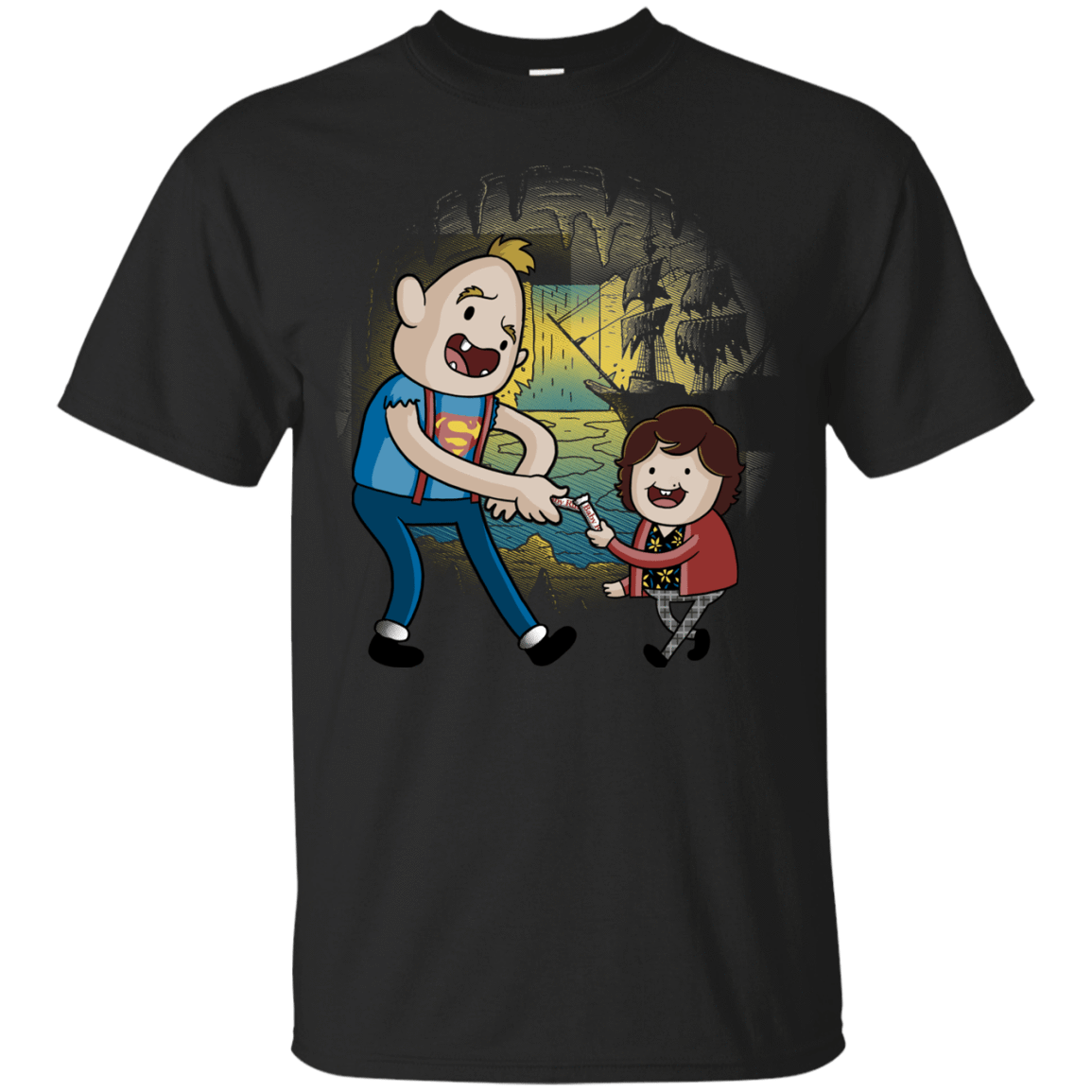 T-Shirts Black / Small Goonies Time T-Shirt