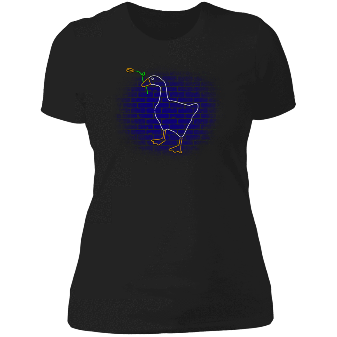 T-Shirts Black / X-Small Goose Graffiti Women's Premium T-Shirt