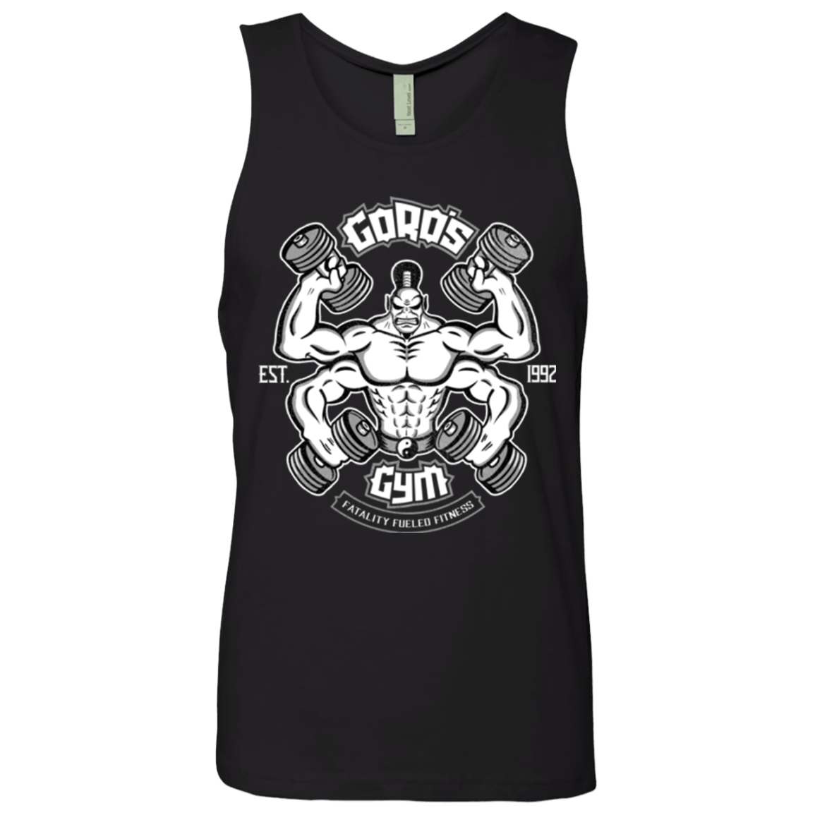 T-Shirts Black / Small Goros Gym Men's Premium Tank Top