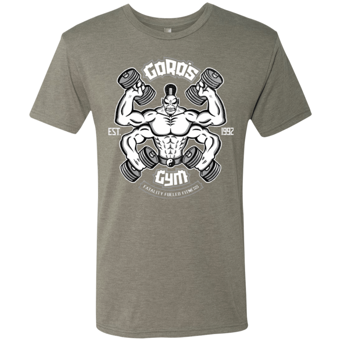 T-Shirts Venetian Grey / Small Goros Gym Men's Triblend T-Shirt