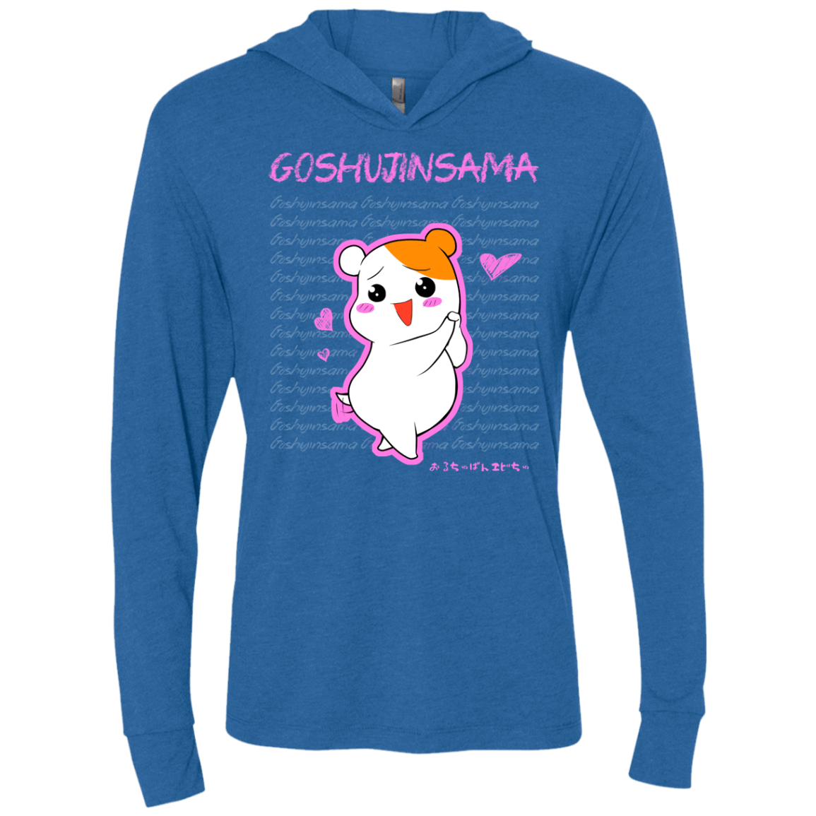 T-Shirts Vintage Royal / X-Small Goshujinsama Triblend Long Sleeve Hoodie Tee