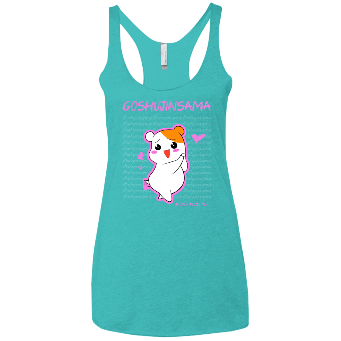 T-Shirts Tahiti Blue / X-Small Goshujinsama Women's Triblend Racerback Tank