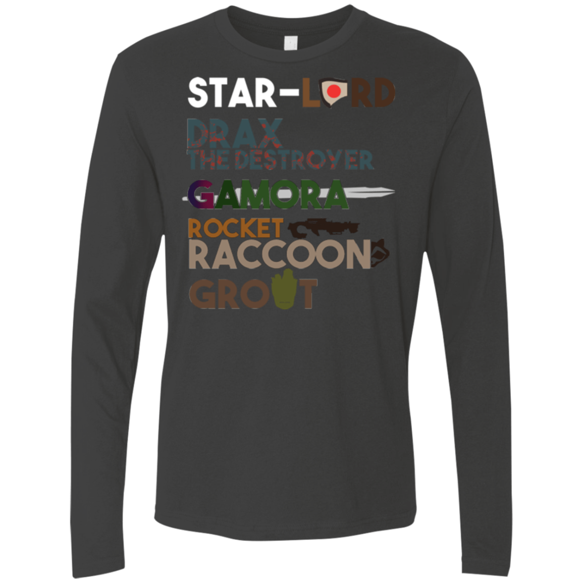 T-Shirts Heavy Metal / Small GOTG Hel Men's Premium Long Sleeve