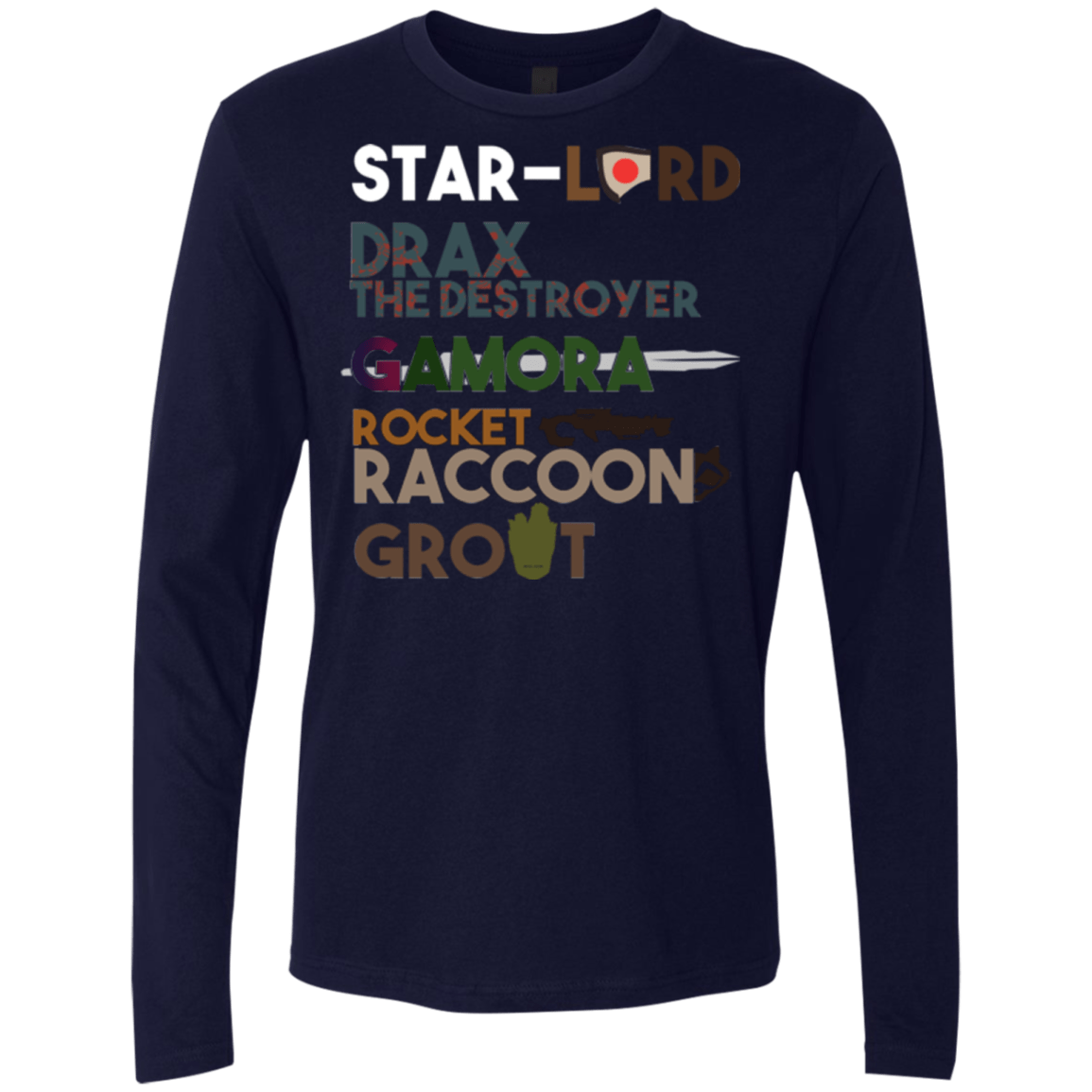 T-Shirts Midnight Navy / Small GOTG Hel Men's Premium Long Sleeve
