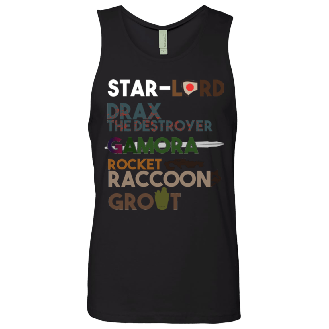 T-Shirts Black / Small GOTG Hel Men's Premium Tank Top