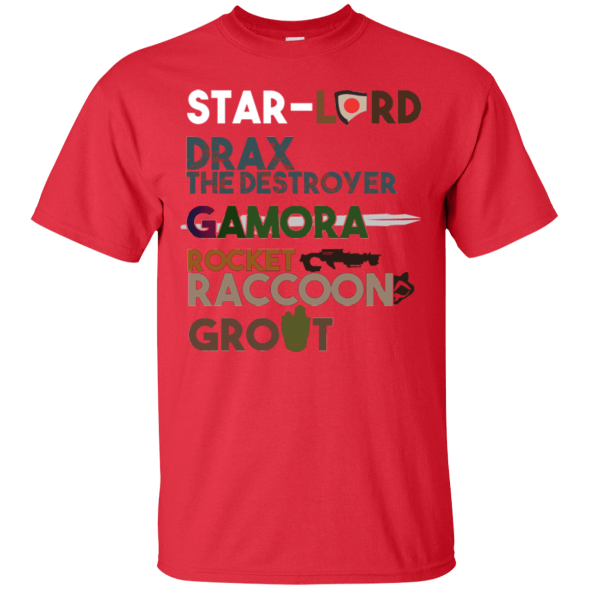 T-Shirts Red / Small GOTG Hel T-Shirt