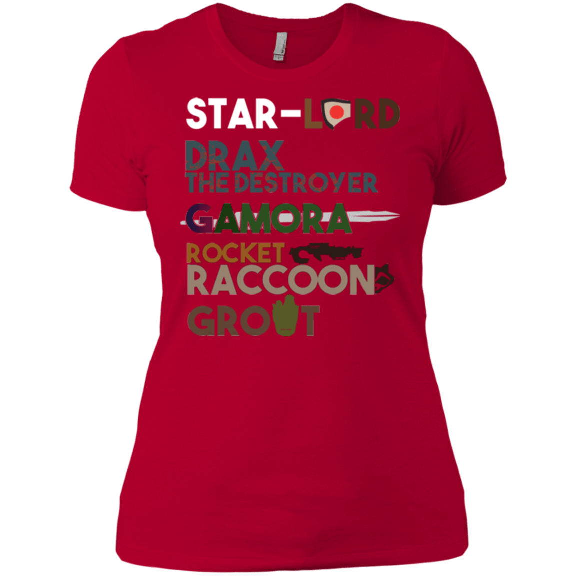 T-Shirts Red / X-Small GOTG Hel Women's Premium T-Shirt