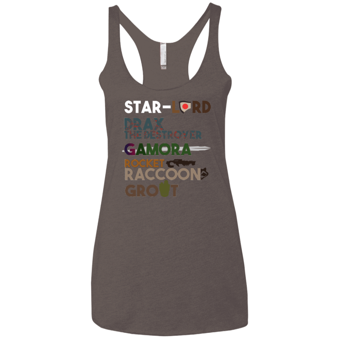 T-Shirts Macchiato / X-Small GOTG Hel Women's Triblend Racerback Tank