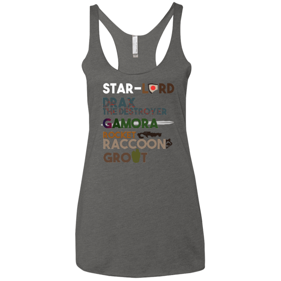 T-Shirts Premium Heather / X-Small GOTG Hel Women's Triblend Racerback Tank