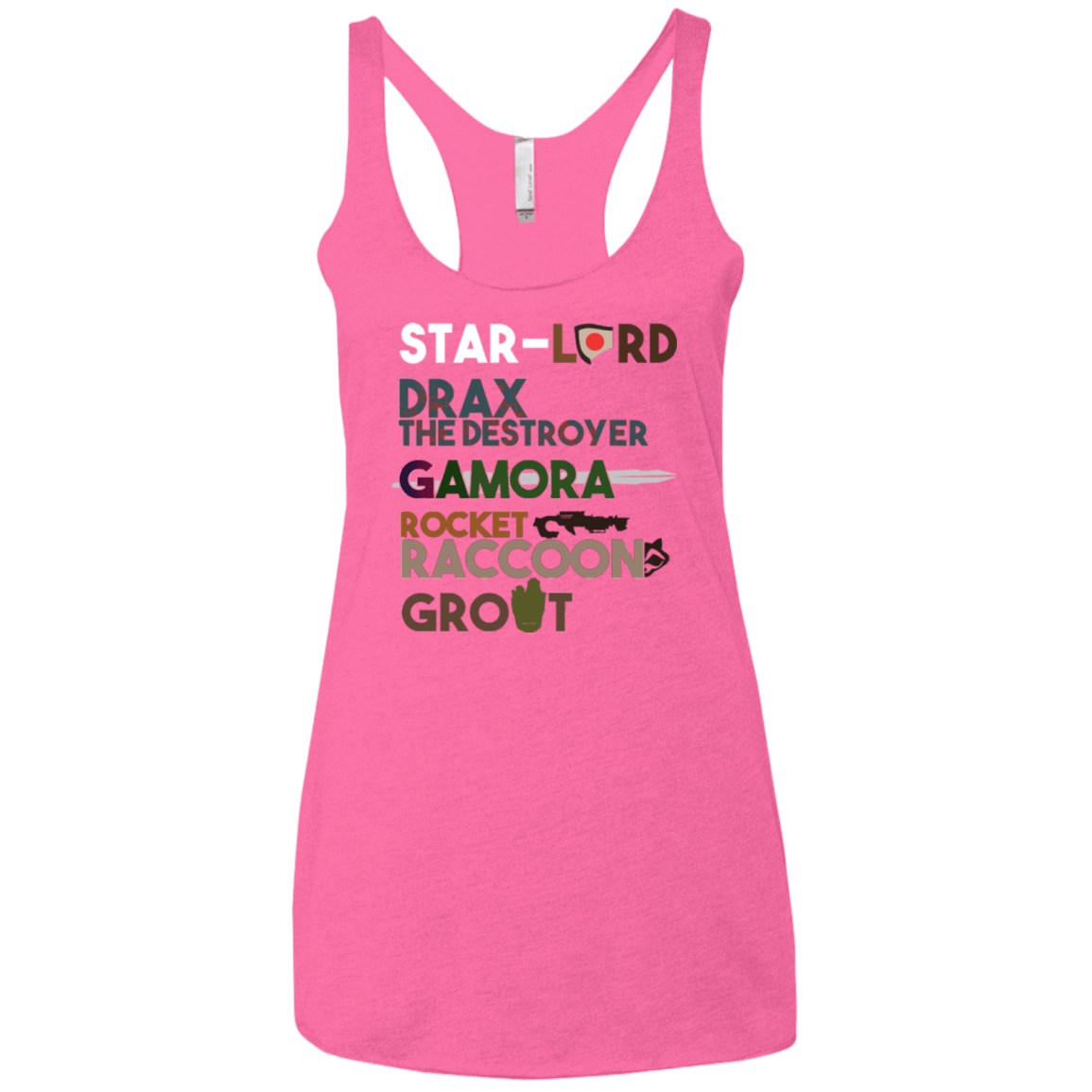 T-Shirts Vintage Pink / X-Small GOTG Hel Women's Triblend Racerback Tank