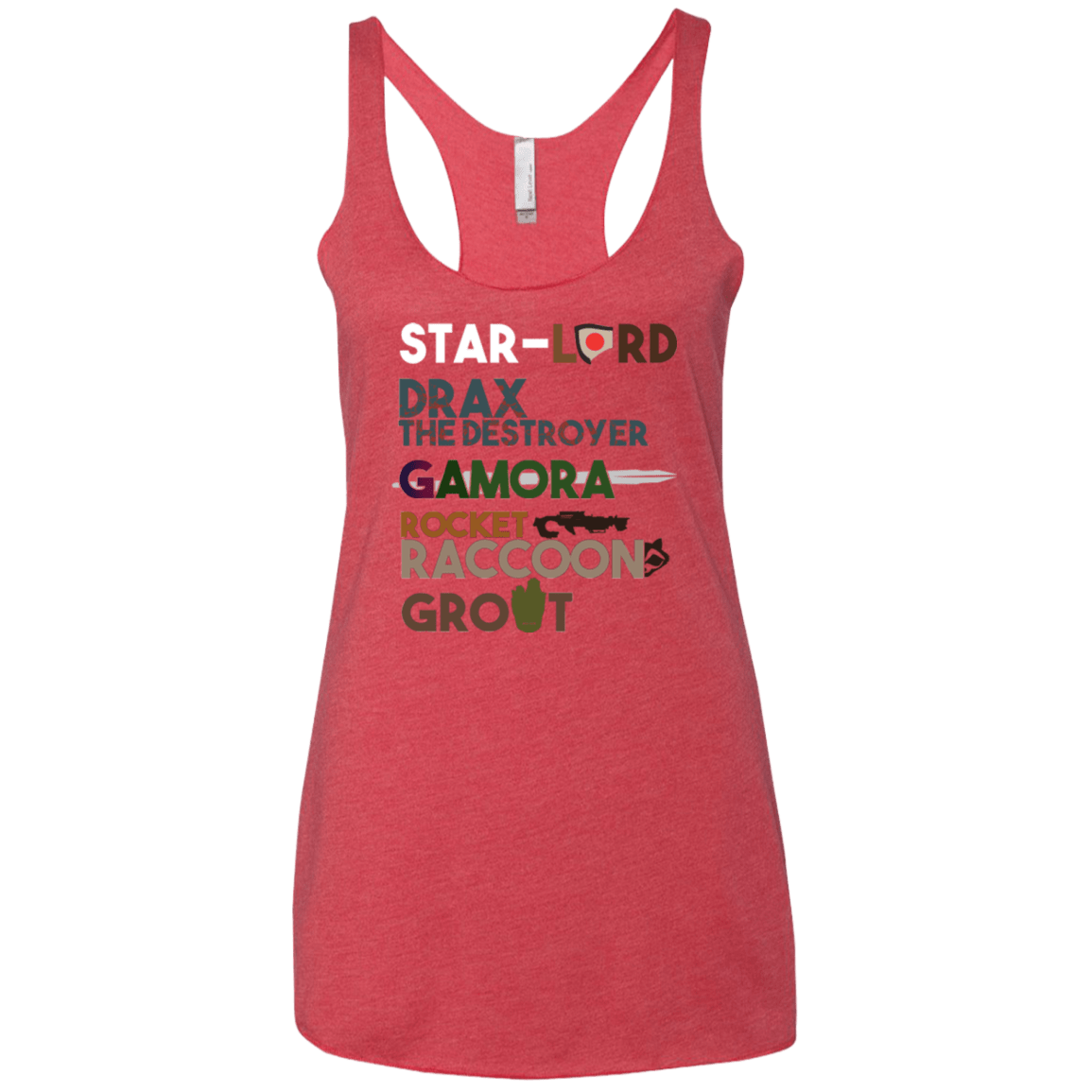T-Shirts Vintage Red / X-Small GOTG Hel Women's Triblend Racerback Tank
