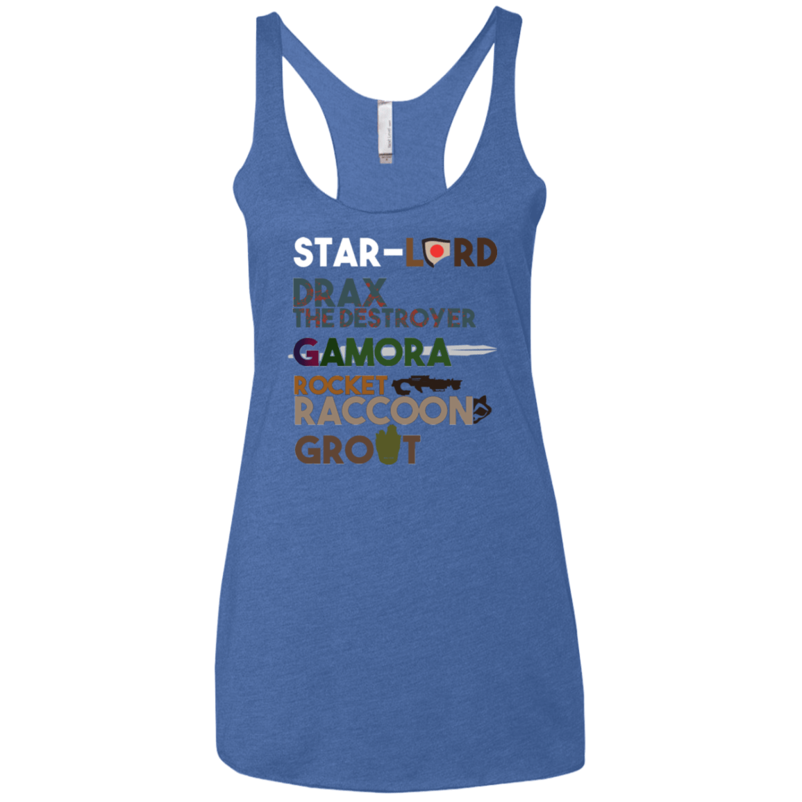 T-Shirts Vintage Royal / X-Small GOTG Hel Women's Triblend Racerback Tank