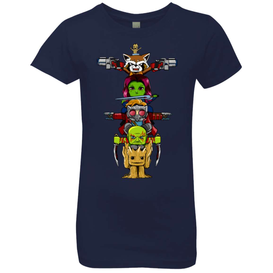 T-Shirts Midnight Navy / YXS GOTG Totem Girls Premium T-Shirt