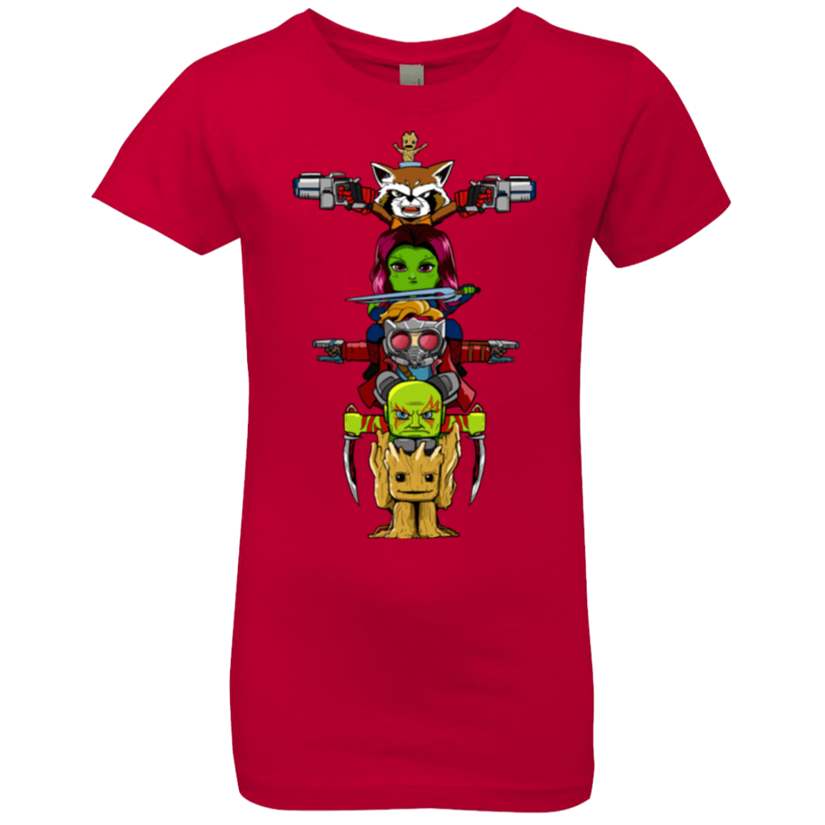 T-Shirts Red / YXS GOTG Totem Girls Premium T-Shirt