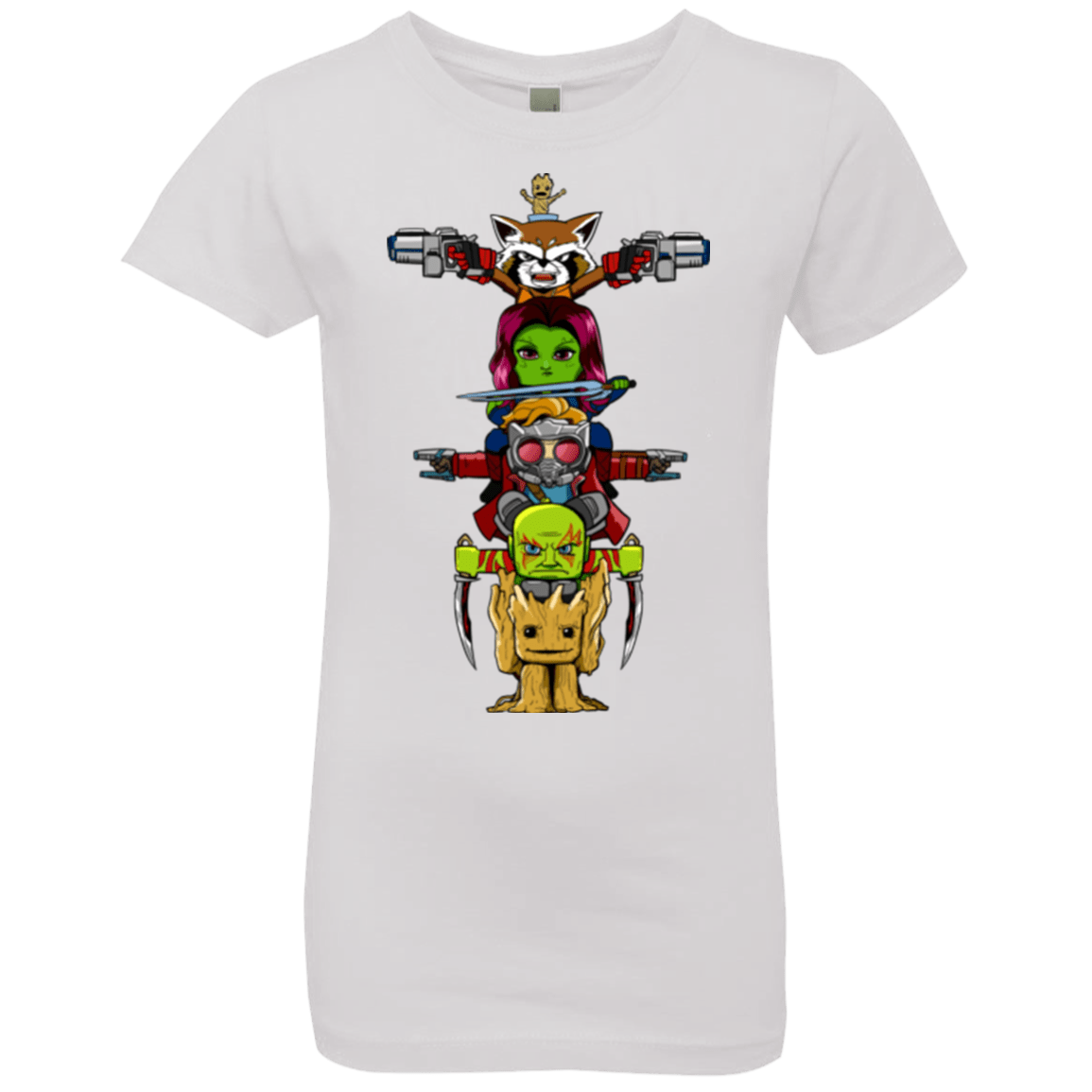 T-Shirts White / YXS GOTG Totem Girls Premium T-Shirt
