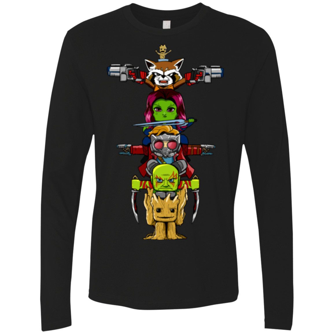 T-Shirts Black / Small GOTG Totem Men's Premium Long Sleeve