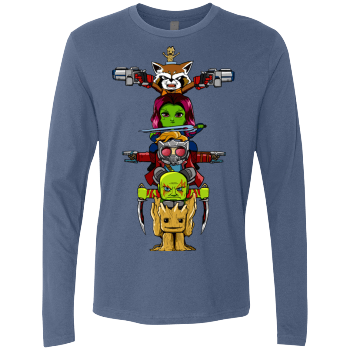 T-Shirts Indigo / Small GOTG Totem Men's Premium Long Sleeve