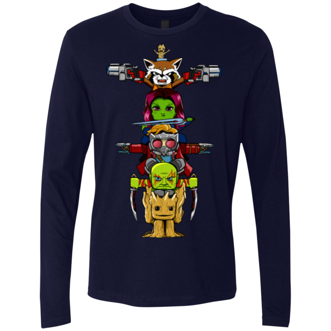 T-Shirts Midnight Navy / Small GOTG Totem Men's Premium Long Sleeve