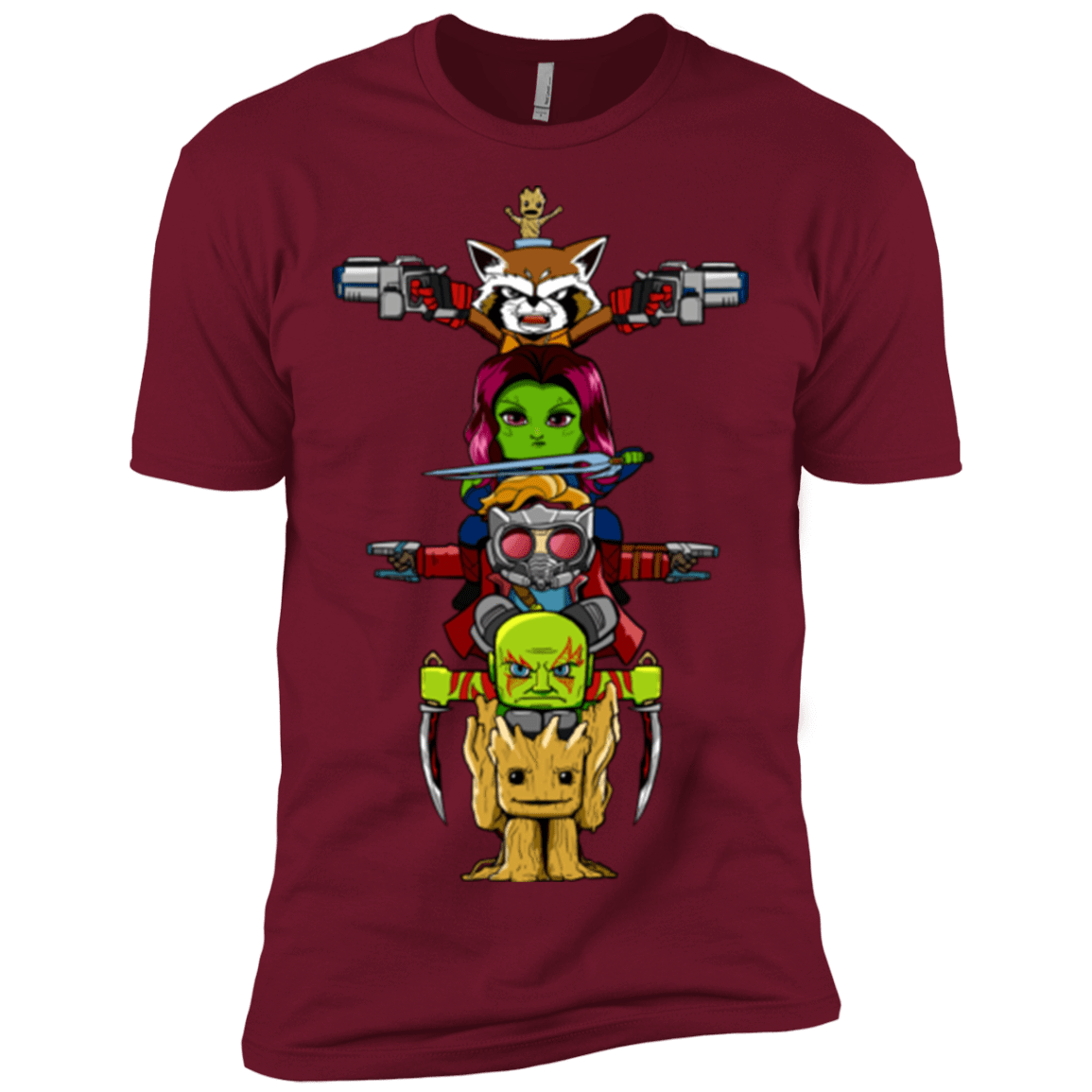T-Shirts Cardinal / X-Small GOTG Totem Men's Premium T-Shirt