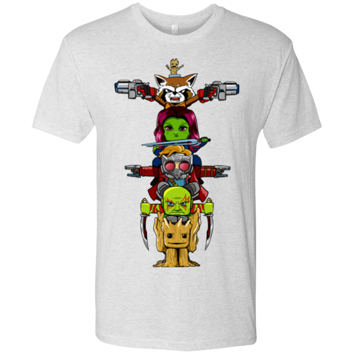 T-Shirts Heather White / Small GOTG Totem Men's Triblend T-Shirt