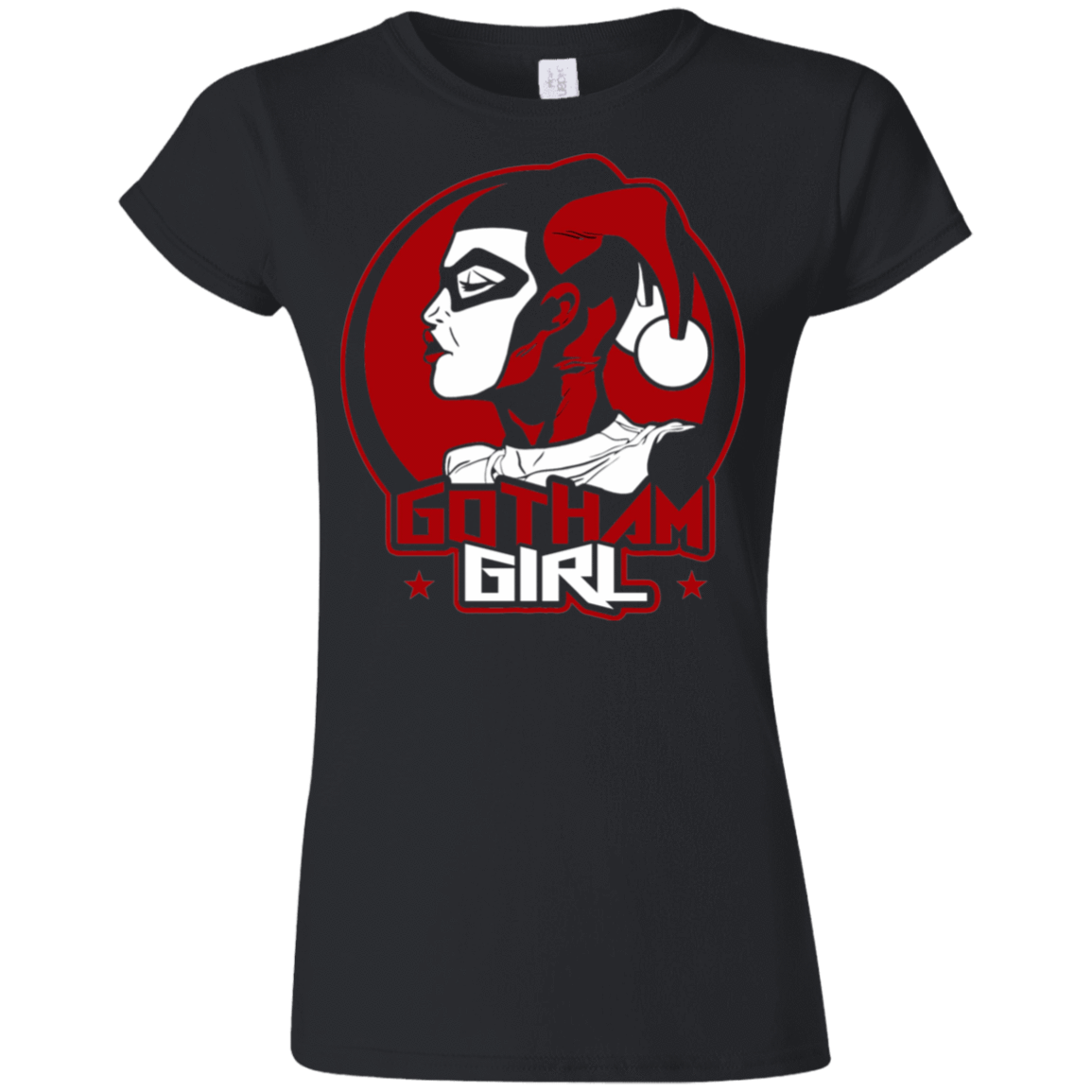 T-Shirts Black / S Gotham Girl H.Q Junior Slimmer-Fit T-Shirt