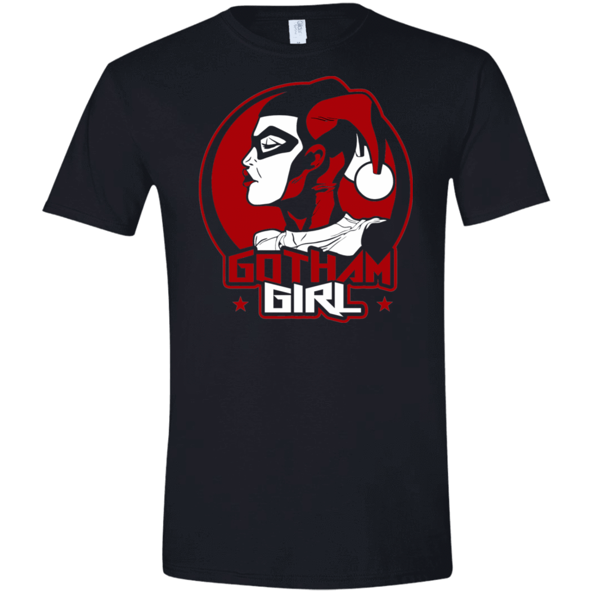 T-Shirts Black / X-Small Gotham Girl H.Q Men's Semi-Fitted Softstyle