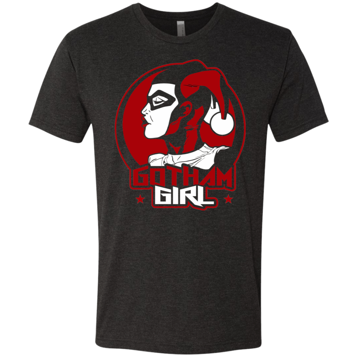 T-Shirts Vintage Black / S Gotham Girl H.Q Men's Triblend T-Shirt