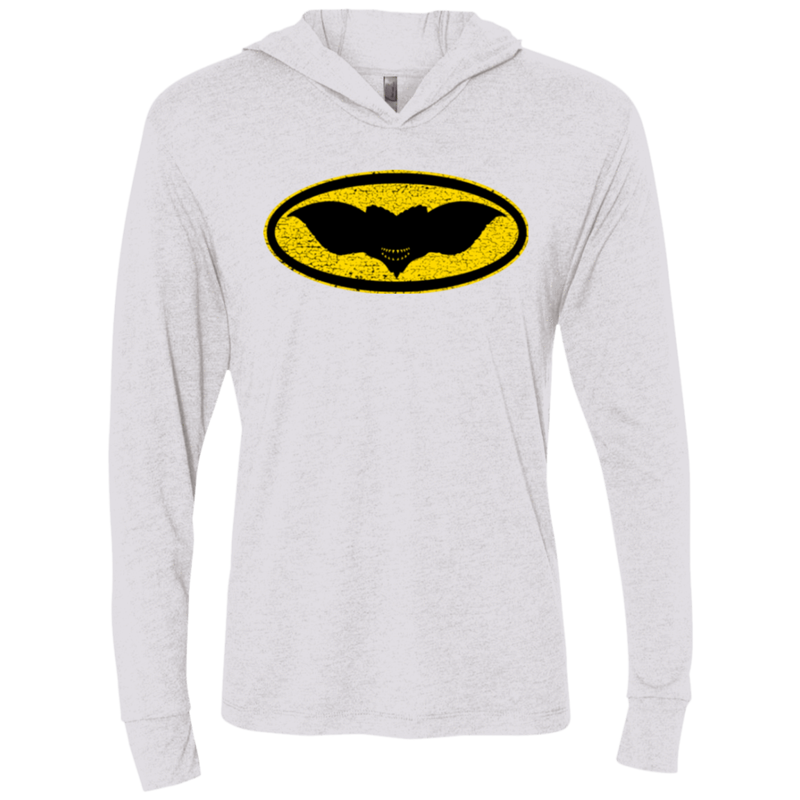 T-Shirts Heather White / X-Small Gotham Gremlin Triblend Long Sleeve Hoodie Tee