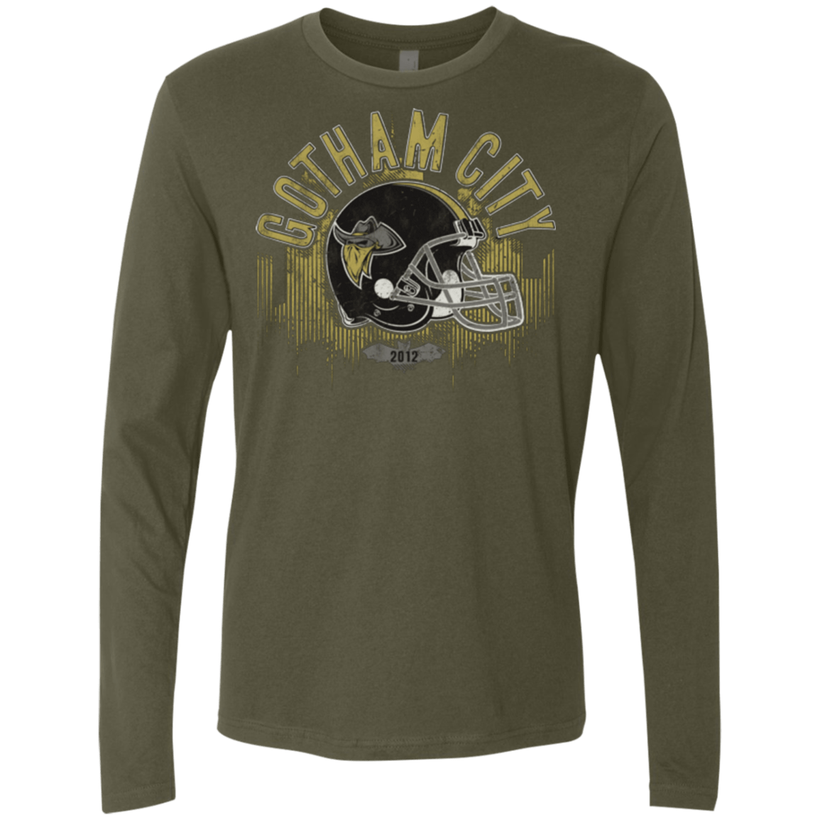 T-Shirts Military Green / Small Gotham Rogues Men's Premium Long Sleeve