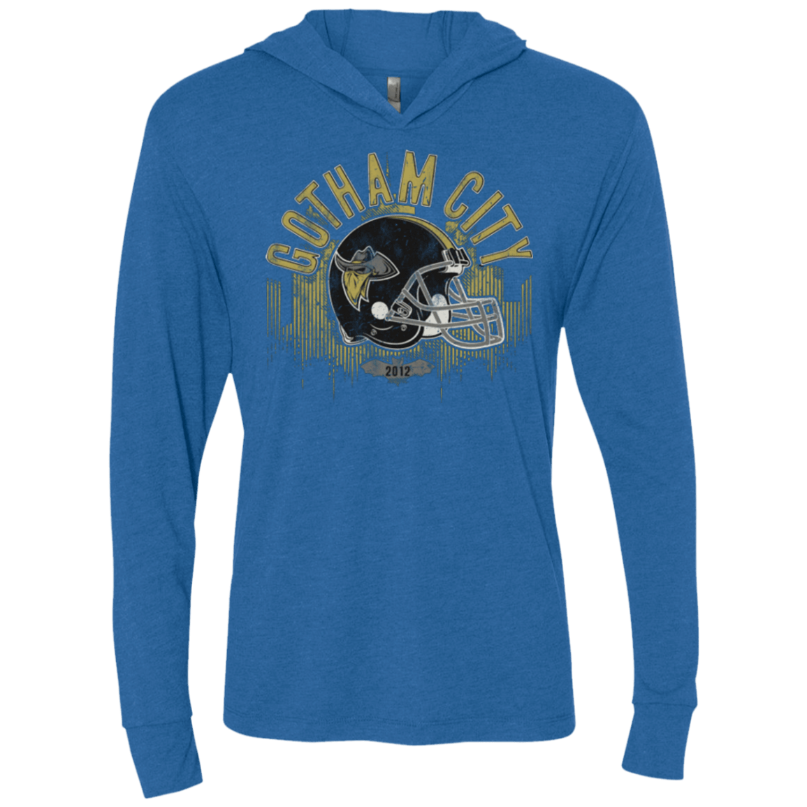 T-Shirts Vintage Royal / X-Small Gotham Rogues Triblend Long Sleeve Hoodie Tee