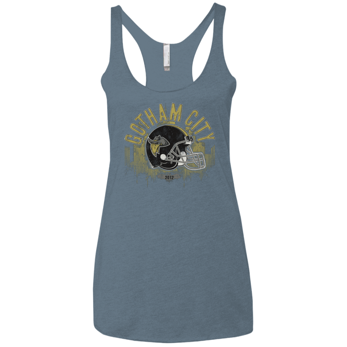T-Shirts Indigo / X-Small Gotham Rogues Women's Triblend Racerback Tank