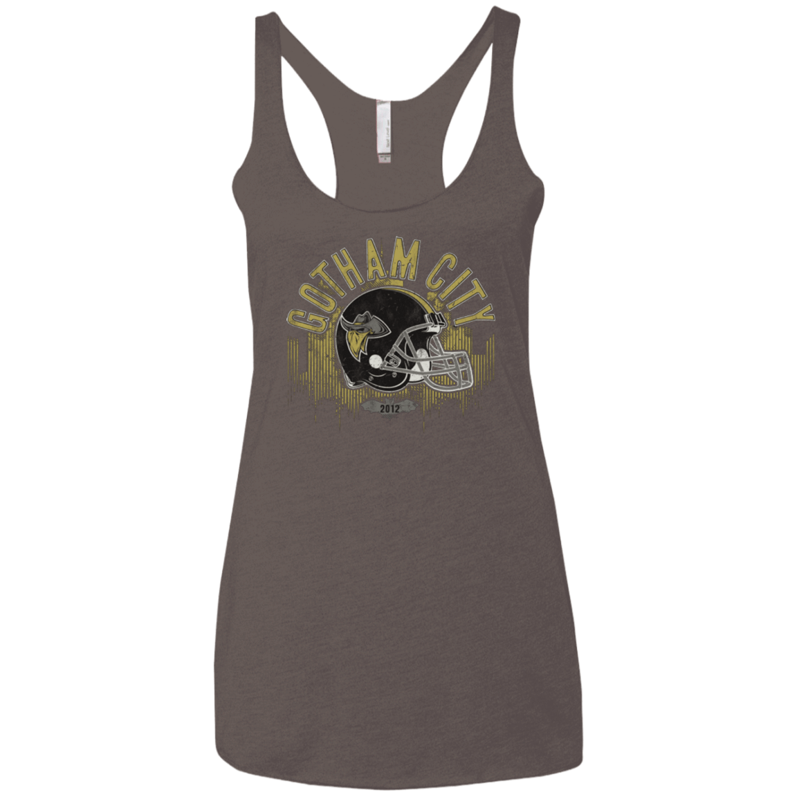 T-Shirts Macchiato / X-Small Gotham Rogues Women's Triblend Racerback Tank